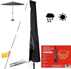 Parasolhoes - Hoes Ronde Stokparasol T/m ø 4m - Hoes Vierkante Stokparasol 3mx3m - Zware Dikke Kwaliteit -Philips Hue Winkel 1200x1167 1