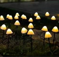 Cynergie - Tuinverlichting Op Zonneenergie - 20 X Led Lampen - Solar Lampjes Met Paddenstoelen - Kerstverlichting Buiten -Philips Hue Winkel 1200x1167 3