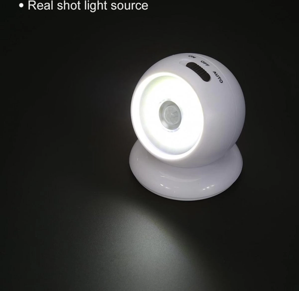 Pro LED Lamp Met Bewegingssensor | Bewegingssensorlamp, Werkt Op Batterijen, Wit 5 Pro LED Lamp Met Bewegingssensor | Bewegingssensorlamp, Werkt Op Batterijen, Wit - Afbeelding 3