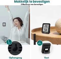 Ease Electronicz Hygrometer Min/Max - Luchtvochtigheidsmeter - Digitaal Weerstation - Vochtigheidsmeter - Thermometer Voor Binnen 14 Ease Electronicz Hygrometer Min/Max - Luchtvochtigheidsmeter - Digitaal Weerstation - Vochtigheidsmeter - Thermometer Voor Binnen -Philips Hue Winkel 1200x1170 10