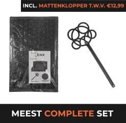 Lenx Deurmat - Set Van 2 - Droogloopmat 75x45cm - Zwart - Schoonloopmat - Antislip - Inloopmat - Deurmat Voor Binnen Of Buiten - Inclusief Mattenklopper -Philips Hue Winkel 1200x1173 15