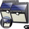Merkloos Solar Buitenlamp Met Bewegingssensor - Wit Licht - Tuinverlichting Op Zonne-energie - IP65 Waterdicht - 2 Stuks - 97 LEDs - 2700K - Zwart -Philips Hue Winkel 1200x1175 5