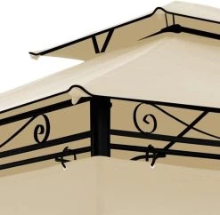 El Jardin - Partytent - 4x3 - Waterdicht Dak - Wanden - Beige Paviljoen -Philips Hue Winkel 1200x1176 2