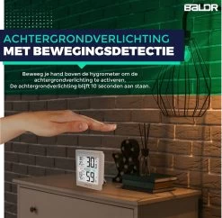 BALDR® Hygrometer - Thermometer - Luchtvochtigheidsmeter - Digitaal Weerstation - Voor Binnen - Wit -Philips Hue Winkel 1200x1177 8