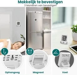 Ease Electronicz Hygrometer - Luchtvochtigheidsmeter - Digitaal Weerstation - Vochtigheidsmeter - Thermometer Voor Binnen - Inclusief Batterij -Philips Hue Winkel 1200x1181 10