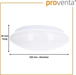 Proventa Plafondlamp Met Bewegingssensor LED - Binnen & Buiten - Warm Wit - 33 Cm 17 Proventa Plafondlamp Met Bewegingssensor LED - Binnen & Buiten - Warm Wit - 33 Cm -Philips Hue Winkel 1200x1182 7