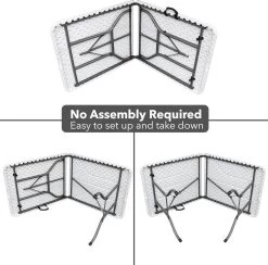 MaxxGarden Klaptafel - Inklapbare Tafel - Opvouwbare Tuintafel - Weerbestendig - Inclusief Handvat - 180x70x74 -Philips Hue Winkel 1200x1183 3