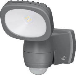 Brennenstuhl LED Batterij Buitenlamp LUFOS / Draadloze LED Buitenlamp Met Sensor En Batterij (Schijnwerper Op Batterijen Met 4 Hoogwaardige Merk-LED's, 210 Lumen, Voor Buitengebruik IP44)