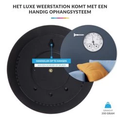 Luxe Barometer Weerstation Met Thermometer Hygrometer Messing Zilverkleurig – Voor Binnen En Buiten 21 Luxe Barometer Weerstation Met Thermometer Hygrometer Messing Zilverkleurig – Voor Binnen En Buiten -Philips Hue Winkel 1200x1184 16