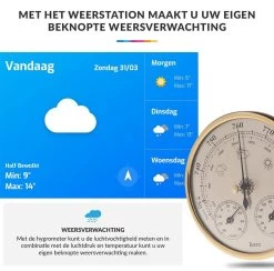 Luxe Barometer Weerstation Met Thermometer En Hygrometer – Messing Goudkleurig – Voor Binnen En Buiten 14 Luxe Barometer Weerstation Met Thermometer En Hygrometer – Messing Goudkleurig – Voor Binnen En Buiten -Philips Hue Winkel 1200x1184 18