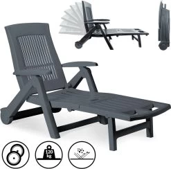 Casaria Ligstoel Zircone – Verstelbaar/Wielen Tot 120 Kg – Antraciet -Philips Hue Winkel 1200x1184 2