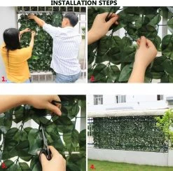 Klimop Kunsthaag – Kunsthaag – Kunsthaag Voor Buiten – Kunsthaag Op Rol – Kunsthaag Tuinscherm - Kunsthaag Klimop – Klimop – Kunstheg – Hedera – Kunstplant – Uitschuifbaar – Tuinscherm – Groen – 100x240cm -Philips Hue Winkel 1200x1184 26