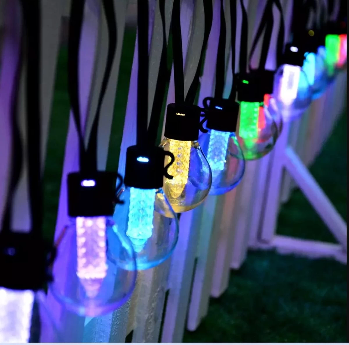 Lichtendirect- Smart Led - Lichtsnoer- 15 Meter- 25 Led Lampen- Met App Functie En Afstandsbediening- Tuinverlichting- Lichtsnoeren- Voor Buiten- Prikkabel- Buitenverlichting- Waterbestendig IP65- Prikkabel- Kerst Verlichting - Lichtslinger 4 Lichtendirect- Smart Led - Lichtsnoer- 15 Meter- 25 Led Lampen- Met App Functie En Afstandsbediening- Tuinverlichting- Lichtsnoeren- Voor Buiten- Prikkabel- Buitenverlichting- Waterbestendig IP65- Prikkabel- Kerst Verlichting - Lichtslinger - Afbeelding 2