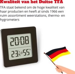 TFA Dostmann TFA - Digitale Thermo Hygrometer - Vierkant -Philips Hue Winkel 1200x1186 5