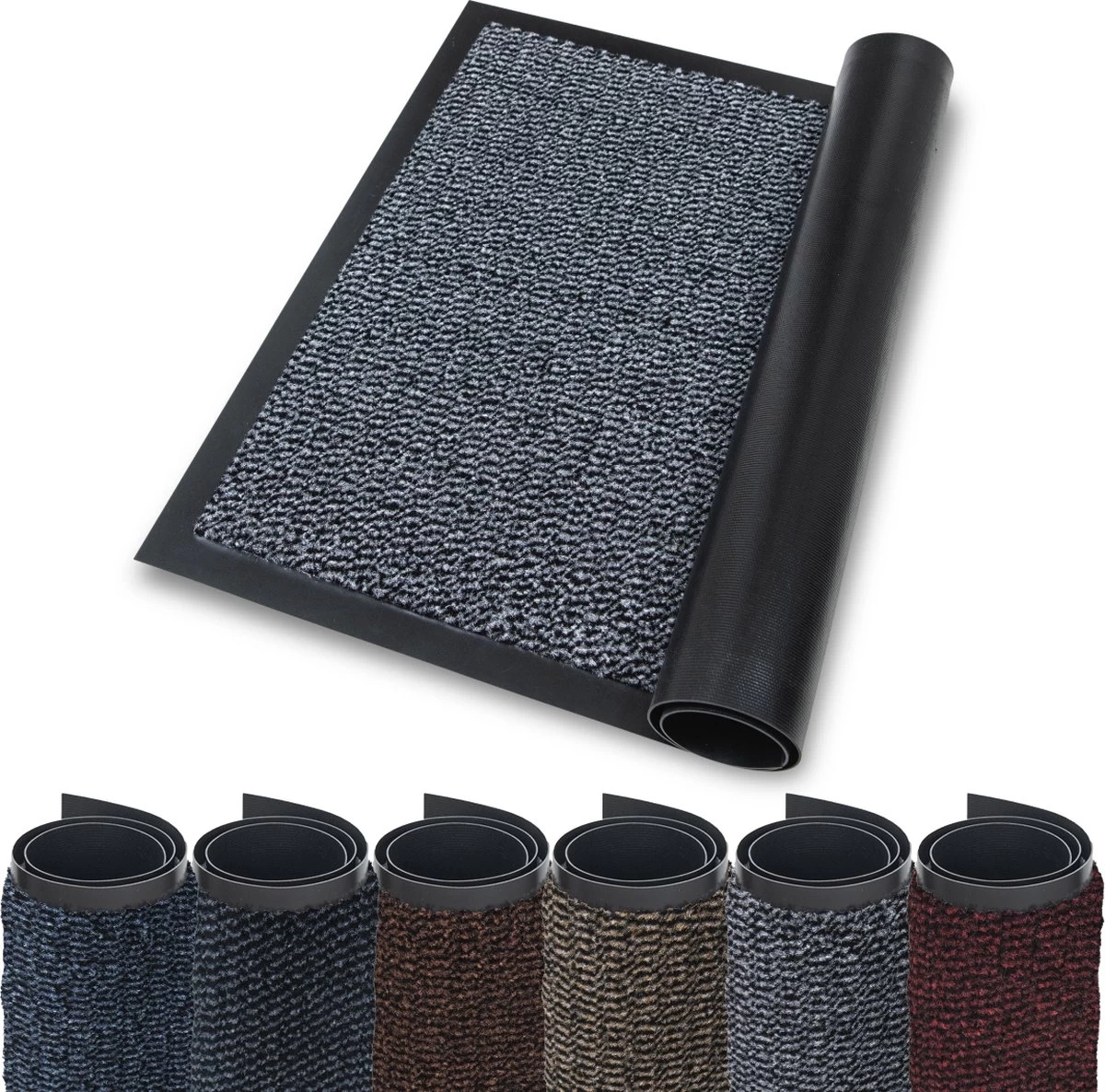 Deurmat Binnen Studio M - CLASSIC - Droogloopmat Binnen 120x180 Cm - GRIJS - Schoonloopmat - Antislip Deurmat Groot - Inloopmat - Deurmat Voor Binnen Of Buiten - Verschillende Afmetingen En Kleuren 10 Deurmat Binnen Studio M - CLASSIC - Droogloopmat Binnen 120x180 Cm - GRIJS - Schoonloopmat - Antislip Deurmat Groot - Inloopmat - Deurmat Voor Binnen Of Buiten - Verschillende Afmetingen En Kleuren - Afbeelding 8