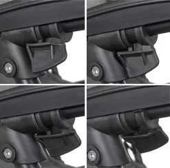 Springos Tuinstoel | Ligstoel | Opvouwbaar | Verstelbaar | Ergonomische Hoofdsteun | Bruin / Zwart -Philips Hue Winkel 1200x1187 3