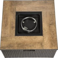 Teamson Home Vierkant Propaan Gas Vuurtafel - Vuurkorf Buiten - Geen Rook - Terrashaard - Rotan/Metaal - Met Windscherm, Lavastenen & Omslag 32 Teamson Home Vierkant Propaan Gas Vuurtafel - Vuurkorf Buiten - Geen Rook - Terrashaard - Rotan/Metaal - Met Windscherm, Lavastenen & Omslag -Philips Hue Winkel 1200x1189 19