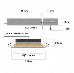 HOFTRONIC Venezia - Set Van 6 LED Inbouwspots RVS - IP65 Waterdicht - Dimbaar - 6 Watt 600 Lumen - Met Lichtbron - 2700K Warm Wit Licht - Zaagmaat 65mm - Inbouwdiepte 45mm - Geschikt Voor Badkamer, Woonkamer, Veranda En Carport - 3 Jaar Garantie -Philips Hue Winkel 1200x1190 11