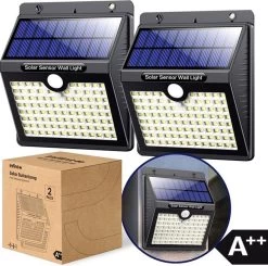Merkloos Solar Buitenlamp Met Bewegingssensor - Wit Licht - Tuinverlichting Op Zonne-energie - IP65 Waterdicht - 2 Stuks - 97 LEDs - 2700K - Zwart -Philips Hue Winkel 1200x1192 10