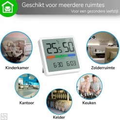 YUCONN Hygrometer - Luchtvochtigheidsmeter - Digitaal Weerstation - Binnen 17 YUCONN Hygrometer - Luchtvochtigheidsmeter - Digitaal Weerstation - Binnen -Philips Hue Winkel 1200x1195 22