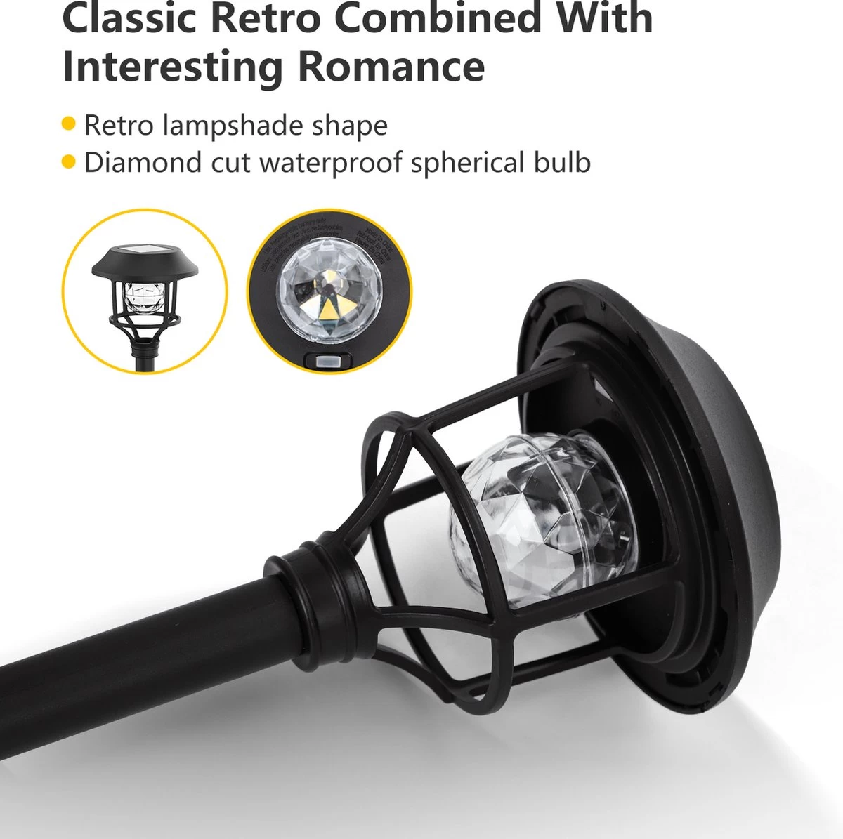 Aigostar LED Tuinverlichting Op Zonne Energie - RVS Stekers 42cm - Tuinverlichting - Tuinlamp - Tuinlantaarn - 3000K IP44 5 Aigostar LED Tuinverlichting Op Zonne Energie - RVS Stekers 42cm - Tuinverlichting - Tuinlamp - Tuinlantaarn - 3000K IP44 - Afbeelding 3