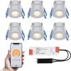 6x Milano RVS Smart LED Inbouwspots Complete Set - Wifi & Bluetooth - 12V - 3 Watt - 2700K Warm Wit - Veranda Verlichting - Voor Binnen En Buiten -Philips Hue Winkel 1200x1197 23
