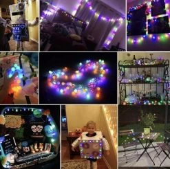 Merkloos Gekleurde Feestverlichting - 50 Lampen - 15 Meter - Party Lights LED Voor Binnen Of Buiten - Lichtsnoer Buiten - Tuinverlichting - Partyverlichting - Lichtslinger - Buitenverlichting 9 Merkloos Gekleurde Feestverlichting - 50 Lampen - 15 Meter - Party Lights LED Voor Binnen Of Buiten - Lichtsnoer Buiten - Tuinverlichting - Partyverlichting - Lichtslinger - Buitenverlichting -Philips Hue Winkel 1200x1197 29