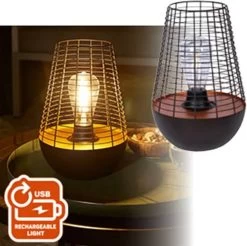 Luxform Chelsea - Tuin Tafellamp - Oplaadbare USB LED Lamp - Koper -Philips Hue Winkel 1200x1197 43