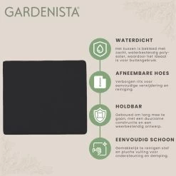 Gardenista Stoelkussen - Waterbestendige Tuinkussens Voor Binnen En Buiten - Zitkussen Met Lint - Kussens Voor Tuinstoel 12 Gardenista Stoelkussen - Waterbestendige Tuinkussens Voor Binnen En Buiten - Zitkussen Met Lint - Kussens Voor Tuinstoel -Philips Hue Winkel 1200x1198 18