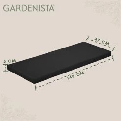 Gardenista Tuinbankkussen - Patio Meubilair Buiten 3-zitter BankKussen Voor Tuin -tuinkussen Voor Tuin Bank - Zachte En Lichtgewicht Waterbestendig Materiaal - 140cm X 47cm -Philips Hue Winkel 1200x1198 25