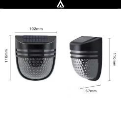 Arisenn® Moon Crystal Solar Buitenlamp - IP65 Waterdicht - Prachtige Solar Technologie Monokristal Zonnepaneel Wandlamp - 3000K Warm Wit (sfeervol) - Tuinverlichting Op Zonne-energie | Schutting Wand Licht 12 Arisenn® Moon Crystal Solar Buitenlamp - IP65 Waterdicht - Prachtige Solar Technologie Monokristal Zonnepaneel Wandlamp - 3000K Warm Wit (sfeervol) - Tuinverlichting Op Zonne-energie | Schutting Wand Licht -Philips Hue Winkel 1200x1198 45