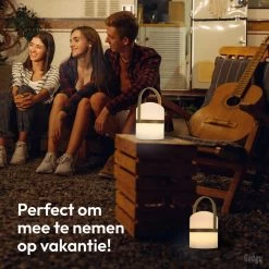 Gadgy Tafellamp Buiten USB Oplaadbaar - Ø 14,5 Cm - LED Dimb. - Oplaadbare Lamp Voor Buiten En Binnen - Tuinverlichting - Tentlamp - Brandt Tot 160 Uur -Philips Hue Winkel 1200x1198 55