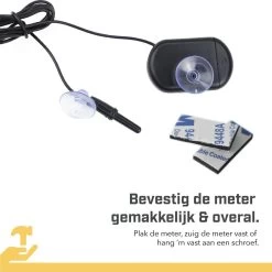 Tool Meister AQM1- Aquarium Thermometer Met Sonde - Binnen & Buiten - Koken/Zwembad/Koelkast- 1 Meter - Zwart - Incl Batterijen -Philips Hue Winkel 1200x1198 60
