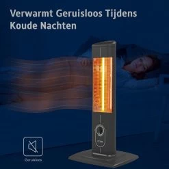 ICQN Infrarood Kachel, Terrasverwarmer, Elektrische Verwarming - 1500W - Voor Binnen En Buiten 15 ICQN Infrarood Kachel, Terrasverwarmer, Elektrische Verwarming - 1500W - Voor Binnen En Buiten -Philips Hue Winkel 1200x1199 36