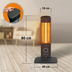 ICQN Infrarood Kachel, Terrasverwarmer, Elektrische Verwarming - 1500W - Voor Binnen En Buiten 16 ICQN Infrarood Kachel, Terrasverwarmer, Elektrische Verwarming - 1500W - Voor Binnen En Buiten -Philips Hue Winkel 1200x1199 37