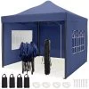 LifeGoods Partytent - 3x3 M - Zijwanden - Easy Up - Opvouwbaar - Waterdicht - Draagtas Met Wieltjes - Donkerblauw -Philips Hue Winkel 1200x1200 1007