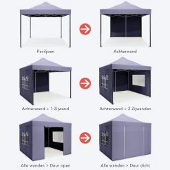 LifeGoods Partytent - 3x3 M - Zijwanden - Easy Up - Opvouwbaar - Waterdicht - Draagtas Met Wieltjes - Donkerblauw 23 LifeGoods Partytent - 3x3 M - Zijwanden - Easy Up - Opvouwbaar - Waterdicht - Draagtas Met Wieltjes - Donkerblauw -Philips Hue Winkel 1200x1200 1016