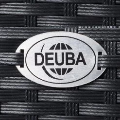 Casaria Tuinbank Polyrattan – 2 Zitter Incl. Tafel & Kussens – Zwart -Philips Hue Winkel 1200x1200 1046