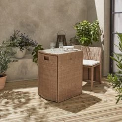 Alice's Garden Balkonset Doppio - 2 Stoelen - Inschuifbaar - Wicker - Beige -Philips Hue Winkel 1200x1200 1051