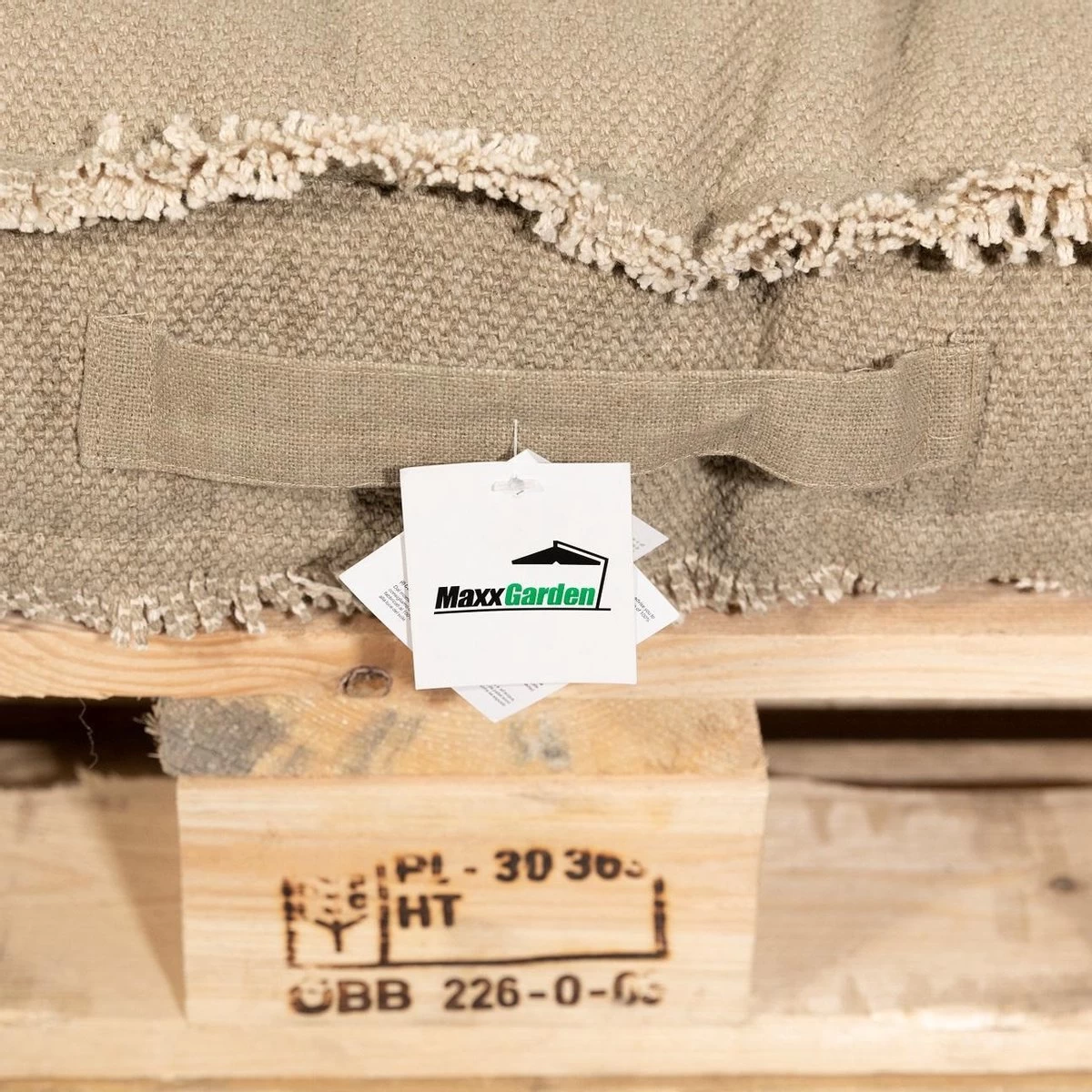 MaxxGarden Palletkussen - Rugkussen Loungeset Bank - Palletsofa - 120x40cm - Taupe 6 MaxxGarden Palletkussen - Rugkussen Loungeset Bank - Palletsofa - 120x40cm - Taupe - Afbeelding 4