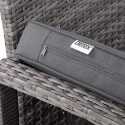 Casaria Polyrattan Loungeset – 2 Stoelen 1 Bank 1 Tafel - Antraciet -Philips Hue Winkel 1200x1200 1208