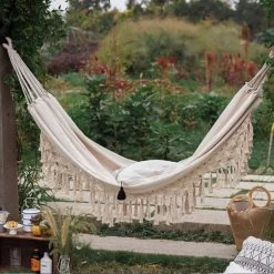 QUVIO Hangmat Voor In De Tuin - Tuinstoelen - Reishangmat Voor Camping, Outdoor En Reizen - Hamock - Katoen Ademend - Maximale Belasting Van 250KG - Lig Oppervlak Van 180 Cm - Geschikt Voor 1 Persoon - Beige 14 QUVIO Hangmat Voor In De Tuin - Tuinstoelen - Reishangmat Voor Camping, Outdoor En Reizen - Hamock - Katoen Ademend - Maximale Belasting Van 250KG - Lig Oppervlak Van 180 Cm - Geschikt Voor 1 Persoon - Beige -Philips Hue Winkel 1200x1200 1323