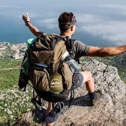 Kanyon Hangmat - Incl. Karabijnhaken En Riemen - Licht Parachutestof - 260 X 140 Cm - Tot 200kg - Groen/Khaki -Philips Hue Winkel 1200x1200 1326