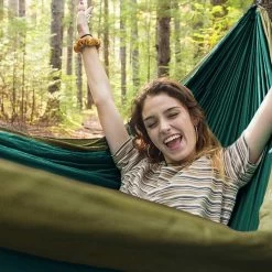 Kanyon Hangmat - Incl. Karabijnhaken En Riemen - Licht Parachutestof - 260 X 140 Cm - Tot 200kg - Groen/Khaki -Philips Hue Winkel 1200x1200 1327