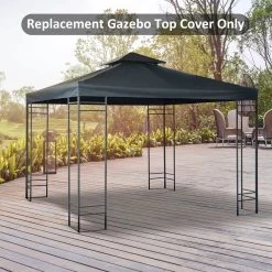 Outsunny Vervangend Dak Voor Metalen Tuinpaviljoen Paviljoen Partytent Tuintent 3x3 84C-041 -Philips Hue Winkel 1200x1200 1379