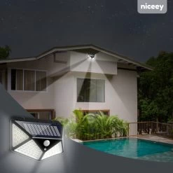 Niceey Solar Buitenlamp Met Bewegingssensor - 100 LED's - Wit Licht - Zonne-Energie - Wandlampen - Buiten Lamp - IP65 Waterdicht - 2 Stuks 14 Niceey Solar Buitenlamp Met Bewegingssensor - 100 LED's - Wit Licht - Zonne-Energie - Wandlampen - Buiten Lamp - IP65 Waterdicht - 2 Stuks -Philips Hue Winkel 1200x1200 1388