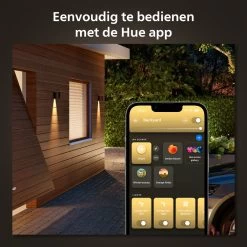 Philips Hue Resonate Down - Muurlamp - Wit En Gekleurd Licht - Zwart 17 Philips Hue Resonate Down - Muurlamp - Wit En Gekleurd Licht - Zwart -Philips Hue Winkel 1200x1200 1411