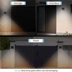 HappyLEDS® Wandlamp Met Bewegingssensor - Wandlamp Voor Binnen En Buiten - Buitenlamp Voordeelverpakking- Zwart - 2 Stuks 15 HappyLEDS® Wandlamp Met Bewegingssensor - Wandlamp Voor Binnen En Buiten - Buitenlamp Voordeelverpakking- Zwart - 2 Stuks -Philips Hue Winkel 1200x1200 1416