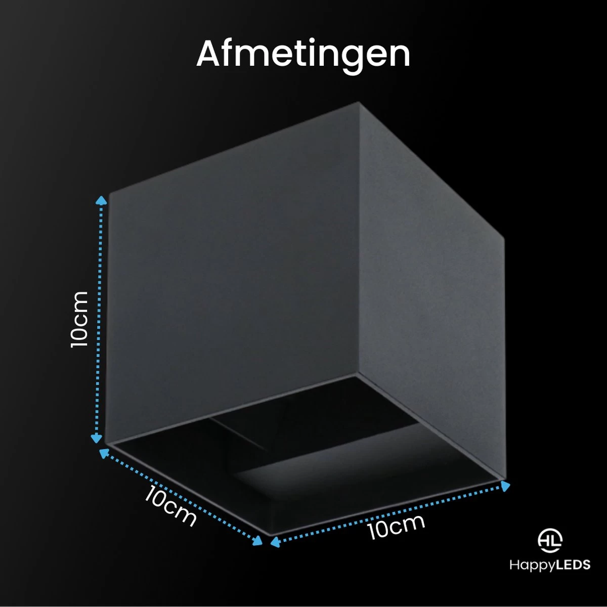 HappyLEDS® Wandlamp Met Bewegingssensor - Wandlamp Voor Binnen En Buiten - Buitenlamp Voordeelverpakking- Zwart - 2 Stuks 12 HappyLEDS® Wandlamp Met Bewegingssensor - Wandlamp Voor Binnen En Buiten - Buitenlamp Voordeelverpakking- Zwart - 2 Stuks - Afbeelding 10