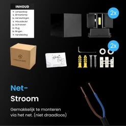 HappyLEDS® Wandlamp Met Bewegingssensor - Wandlamp Voor Binnen En Buiten - Buitenlamp Voordeelverpakking- Zwart - 2 Stuks 23 HappyLEDS® Wandlamp Met Bewegingssensor - Wandlamp Voor Binnen En Buiten - Buitenlamp Voordeelverpakking- Zwart - 2 Stuks -Philips Hue Winkel 1200x1200 1424
